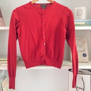 Banana Republic Red Cardigan